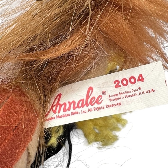 NWOT ANNALEE Native American Indian Boy 7" Mouse With Beaded Necklace 2004 - Picture 15 of 16